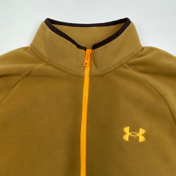 Under Armour Men's‎ Outdoor Polar-tec Forge Full-Zip 1365682 Walnut Brown Sample - Picture 6 of 10